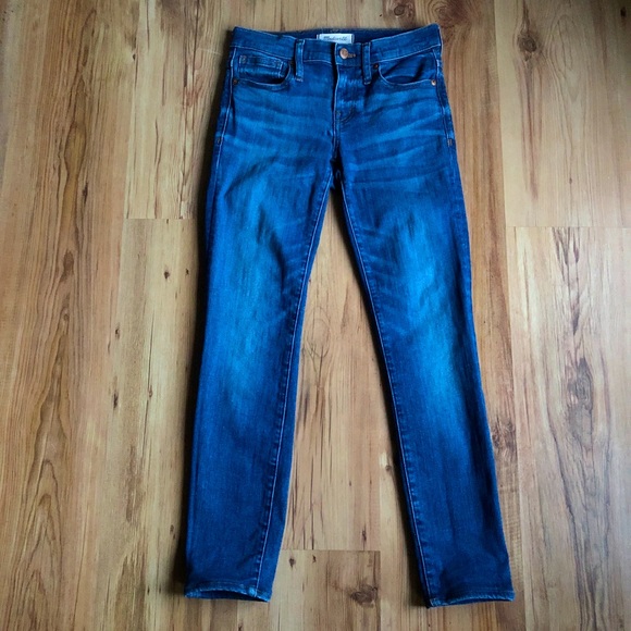 MADEWELL Skinny Jeans Denim Blue Size 24 Women’s - Picture 1 of 14